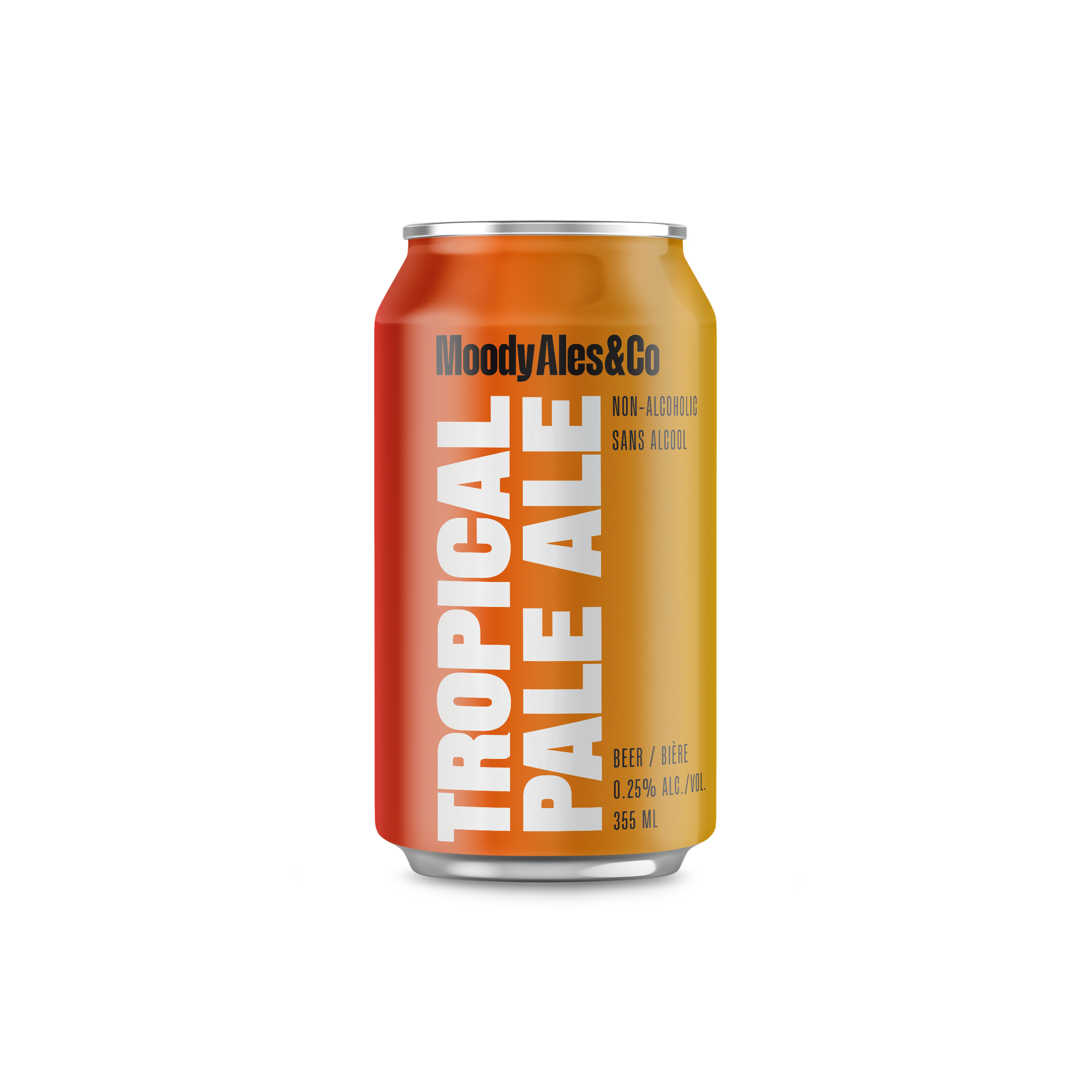 Tropical Pale Ale NonAlcoholic Beer Moody Ales & Co